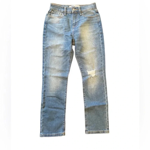 OLD NAVY NEW NWT GIRLS JEANS DENIM PANTS BOTTOMS BLUE ADJUSTABLE JEAN SIZE 12 - Picture 1 of 8